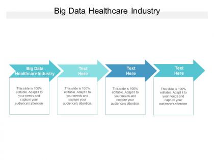 Big data healthcare industry ppt powerpoint presentation infographics layouts cpb
