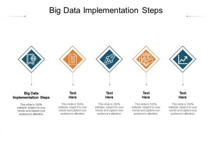 Big data implementation steps ppt powerpoint presentation show good cpb