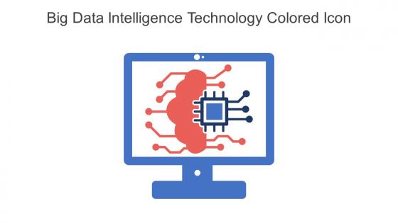 Big Data Intelligence Technology Colored Icon In Powerpoint Pptx Png And Editable Eps Format