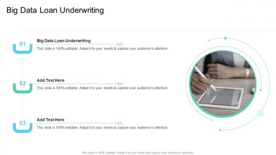 Big Data Loan Underwriting In Powerpoint And Google Slides Cpb