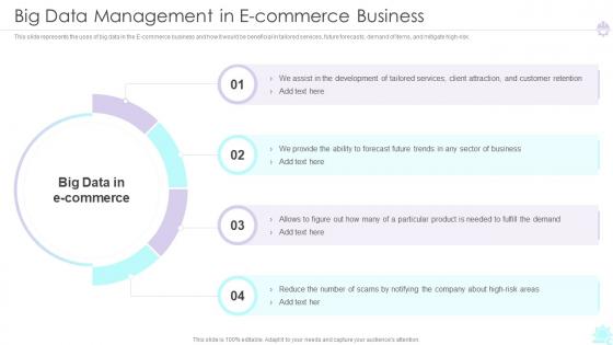 Big Data Management In E Commerce Business Ppt Information