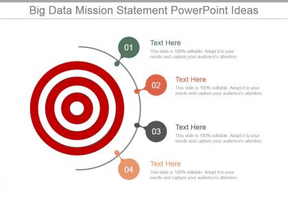 Big data mission statement powerpoint ideas