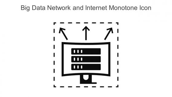 Big Data Network And Internet Monotone Icon In Powerpoint Pptx Png And Editable Eps Format