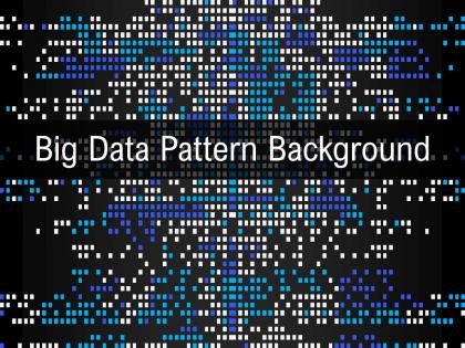 Big data pattern background