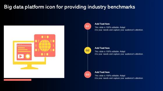 Big Data Platform Icon For Providing Industry Benchmarks