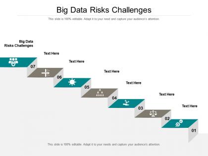 Big data risks challenges ppt powerpoint presentation inspiration cpb