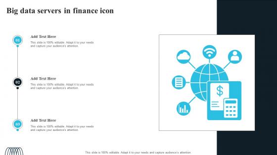 Big Data Servers In Finance Icon