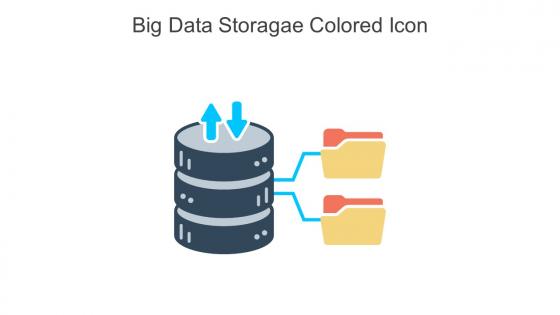 Big Data Storagae Colored Icon In Powerpoint Pptx Png And Editable Eps Format