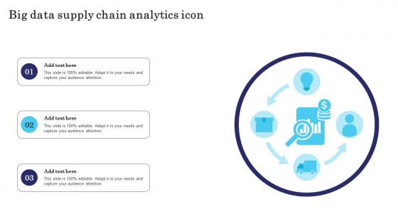Big Data Supply Chain Analytics Icon