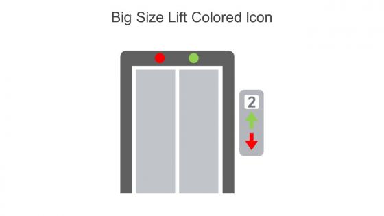Big Size Lift Colored Icon In Powerpoint Pptx Png And Editable Eps Format