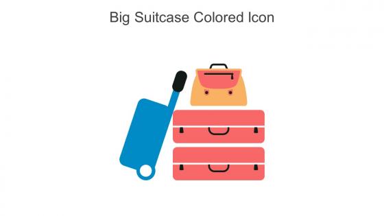 Big Suitcase Colored Icon In Powerpoint Pptx Png And Editable Eps Format