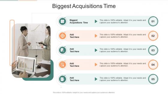 Biggest Acquisitions Time In Powerpoint And Google Slides Cpb