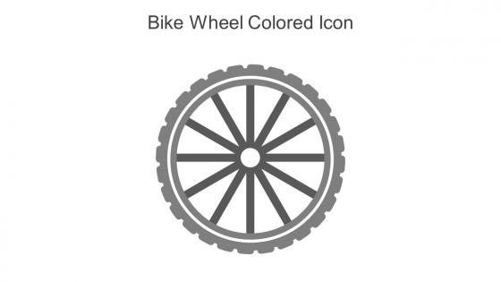 Bike Wheel Colored Icon In Powerpoint Pptx Png And Editable Eps Format