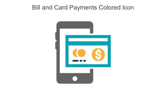 Bill And Card Payments Colored Icon In Powerpoint Pptx Png And Editable Eps Format
