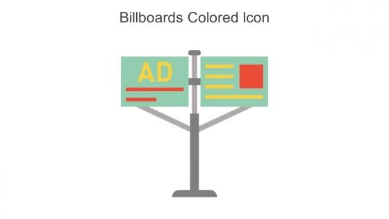 Billboards Colored Icon In Powerpoint Pptx Png And Editable Eps Format