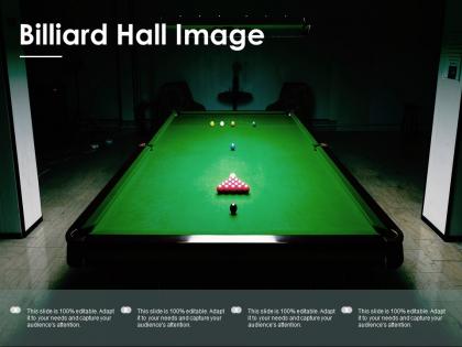 Billiard hall image