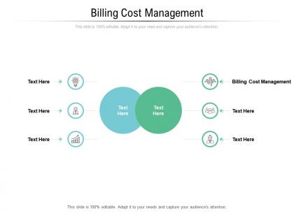 Billing cost management ppt powerpoint presentation professional graphics cpb