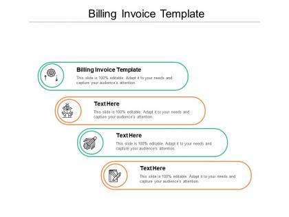 Billing invoice template ppt powerpoint presentation icon deck cpb