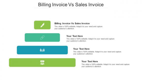Billing Invoice Vs Sales Invoice Ppt Powerpoint Presentation Infographic Template Example Topics Cpb