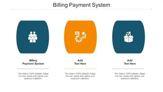 Billing Payment System Ppt Powerpoint Presentation Professional Design Cpb