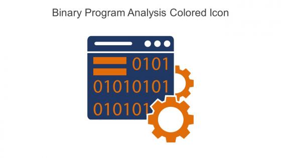 Binary Program Analysis Colored Icon In Powerpoint Pptx Png And Editable Eps Format