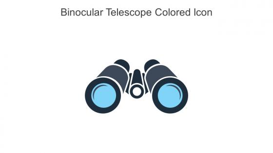 Binocular Telescope Colored Icon In Powerpoint Pptx Png And Editable Eps Format