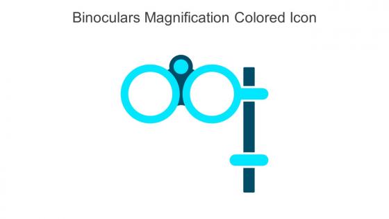 Binoculars Magnification Colored Icon In Powerpoint Pptx Png And Editable Eps Format