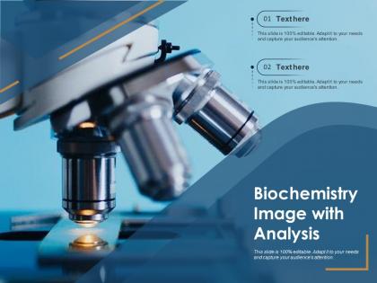 Biochemistry image with analysis