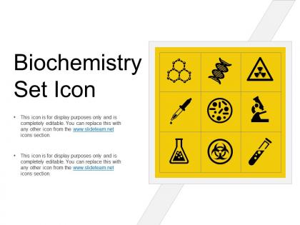Biochemistry set icon