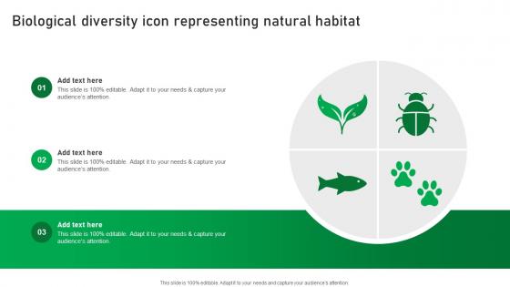 Biological Diversity Icon Representing Natural Habitat