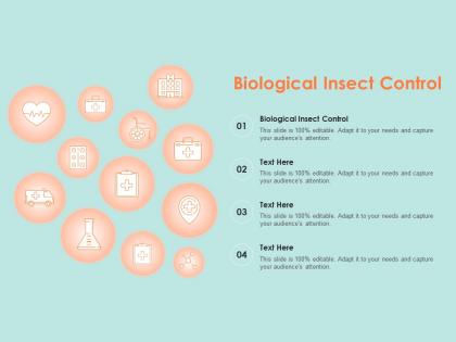 Biological insect control ppt powerpoint presentation slides graphics tutorials