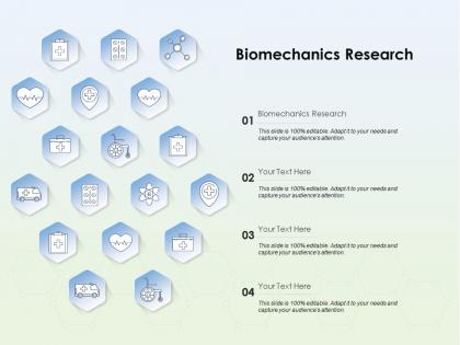Biomechanics research ppt powerpoint presentation pictures example topics
