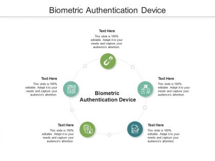 Biometric authentication device ppt powerpoint presentation inspiration information cpb