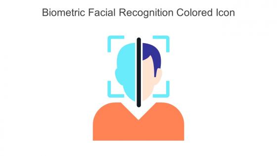 Biometric Facial Recognition Colored Icon In Powerpoint Pptx Png And Editable Eps Format