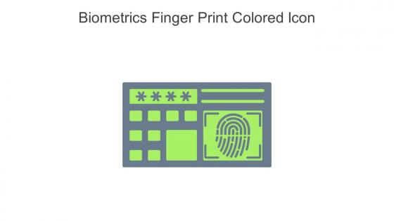 Biometrics Finger Print Colored Icon In Powerpoint Pptx Png And Editable Eps Format
