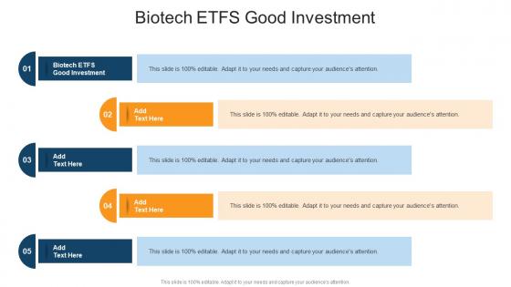 Biotech ETFS Good Investment In Powerpoint And Google Slides Cpb