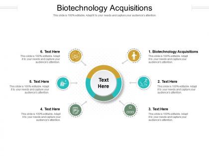 Biotechnology acquisitions ppt powerpoint presentation summary slide download cpb