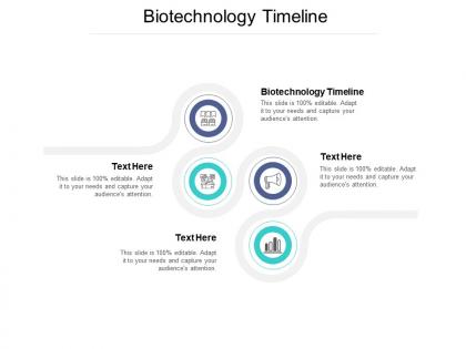 Biotechnology timeline ppt powerpoint presentation ideas cpb