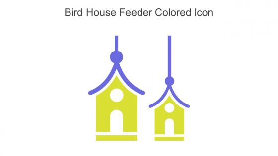 Bird House Feeder Colored Icon In Powerpoint Pptx Png And Editable Eps Format