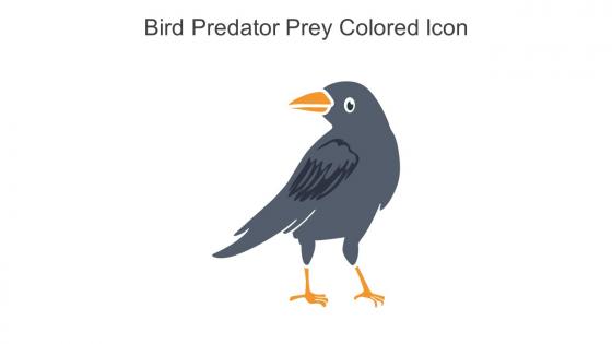 Bird Predator Prey Colored Icon In Powerpoint Pptx Png And Editable Eps Format