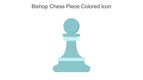 Bishop Chess Piece Colored Icon In Powerpoint Pptx Png And Editable Eps Format