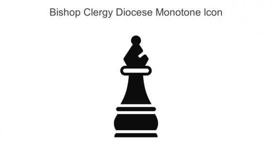 Bishop Clergy Diocese Monotone Icon In Powerpoint Pptx Png And Editable Eps Format