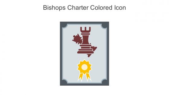Bishops Charter Colored Icon In Powerpoint Pptx Png And Editable Eps Format