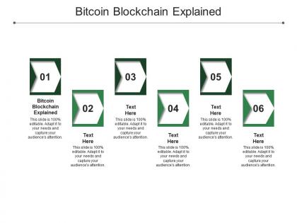 Bitcoin blockchain explained ppt powerpoint presentation pictures background designs cpb