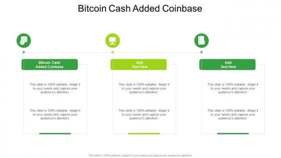 Bitcoin Cash Added Coinbase In Powerpoint And Google Slides Cpb