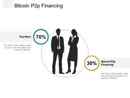 Bitcoin p2p financing ppt powerpoint presentation infographics slide portrait cpb