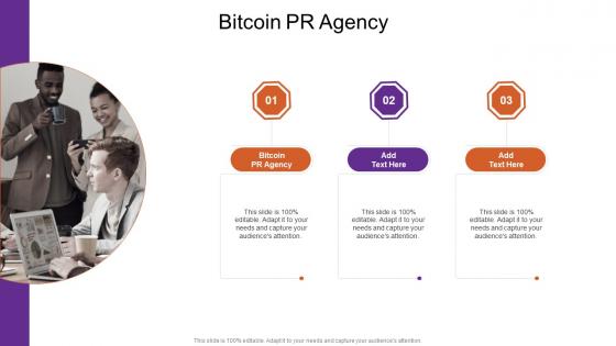 Bitcoin PR Agency In Powerpoint And Google Slides Cpb