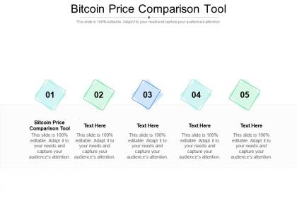 Bitcoin price comparison tool ppt powerpoint presentation icon inspiration cpb