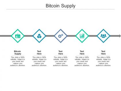 Bitcoin supply ppt powerpoint presentation model structure cpb