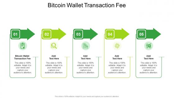 Bitcoin Wallet Transaction Fee In Powerpoint And Google Slides Cpb